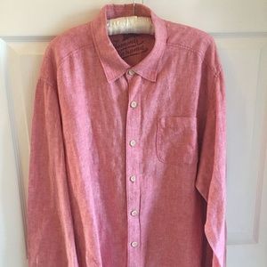 Tommy Bahama Men's Linen Long Sleeve XL Shirt